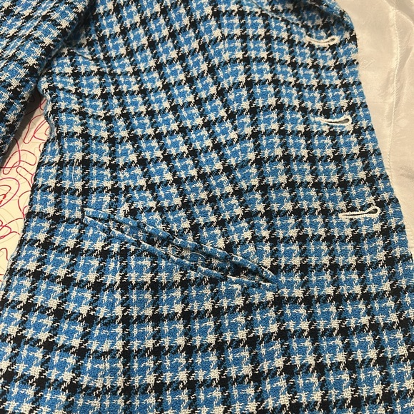 Louis Ferris Neiman Marcus Exclusive Plaid 3 Button Suit Jacket - Picture 5 of 9